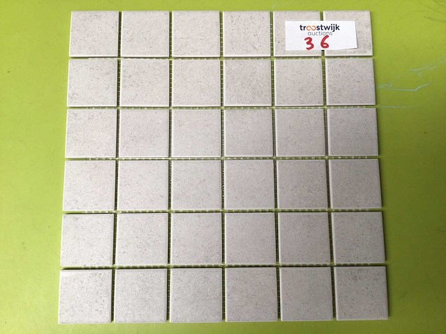 Villeroy & boch white 5x5 cm mozaïek wandtegel 21 m² - afbeelding 2 van  4