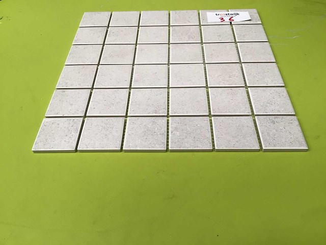 Villeroy & boch white 5x5 cm mozaïek wandtegel 21 m² - afbeelding 4 van  4