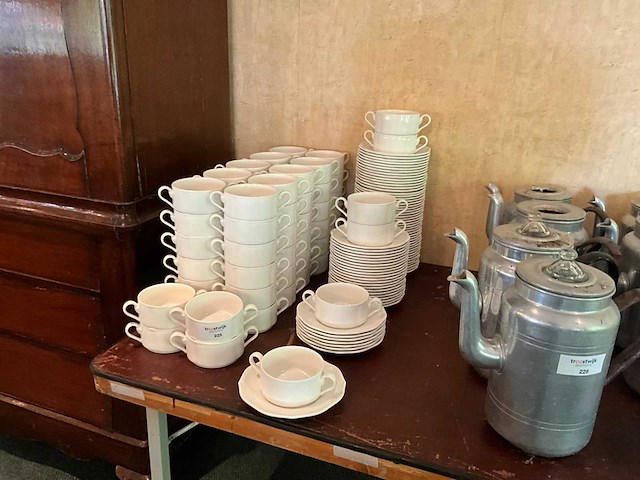 Villeroy en boch la scala soepkom en schotel (70x) - afbeelding 1 van  5