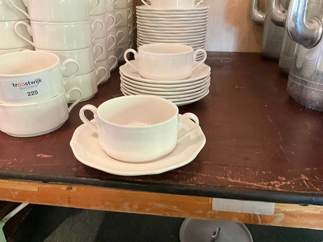Villeroy en boch la scala soepkom en schotel (70x) - afbeelding 2 van  5
