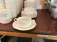 Villeroy en boch la scala soepkom en schotel (70x) - afbeelding 2 van  5