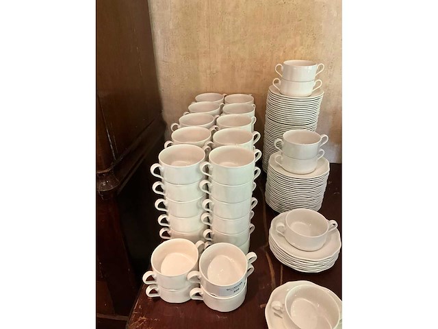 Villeroy en boch la scala soepkom en schotel (70x) - afbeelding 3 van  5
