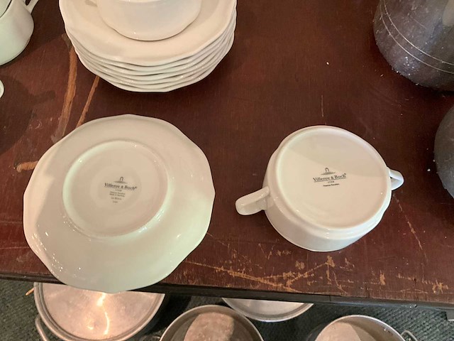 Villeroy en boch la scala soepkom en schotel (70x) - afbeelding 5 van  5