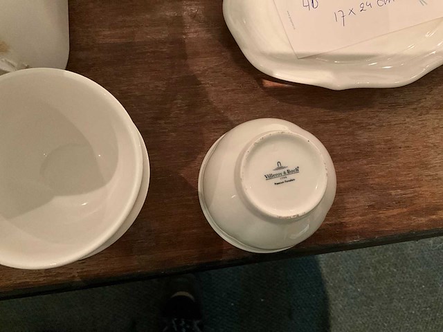 Villeroy en boch suikerpot met deksel (48x) - afbeelding 3 van  4