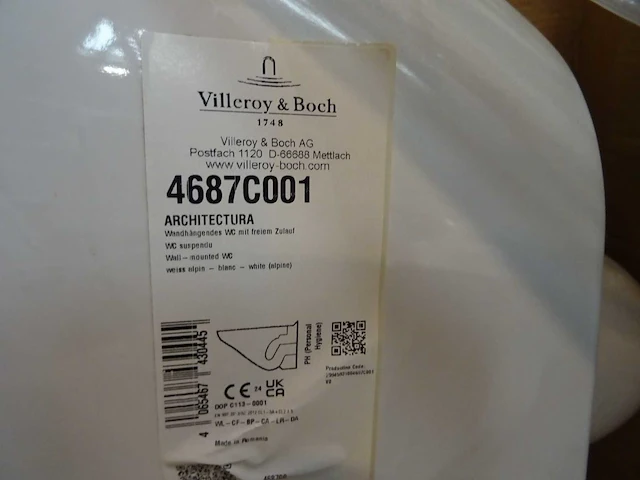 Villeroy&boch - architectura - 4687c001 - wandcloset (11x) - afbeelding 3 van  3