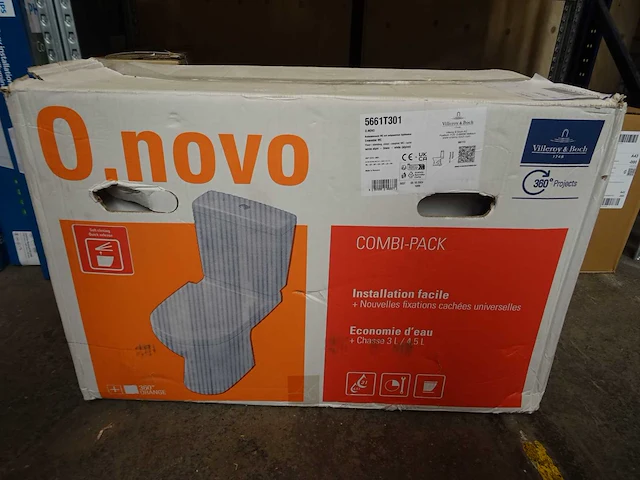 Villeroy&boch - o.novo combi-pack - 5661t301 - toilet - afbeelding 1 van  2