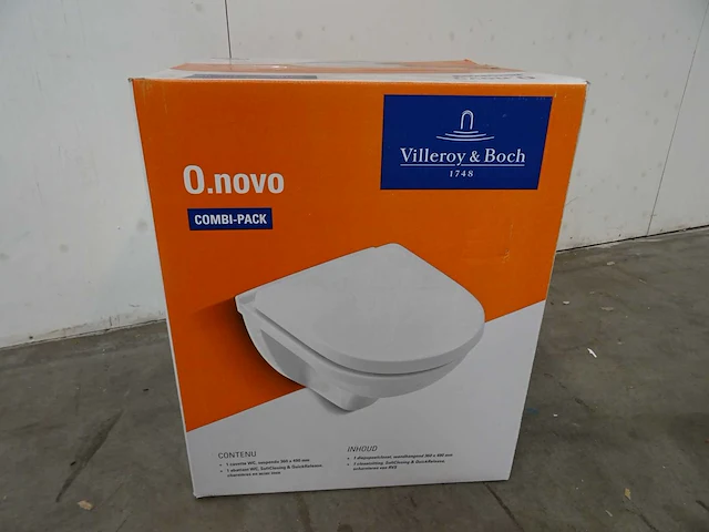 Villeroy&boch - o.novo combi-pack - 5688h101 - wandcloset - afbeelding 1 van  3