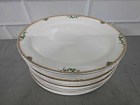 Villeroy&boch - ovaal porseleinen bord (16x)