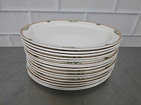 Villeroy&boch - ovaal porseleinen bord (16x) - afbeelding 2 van  3