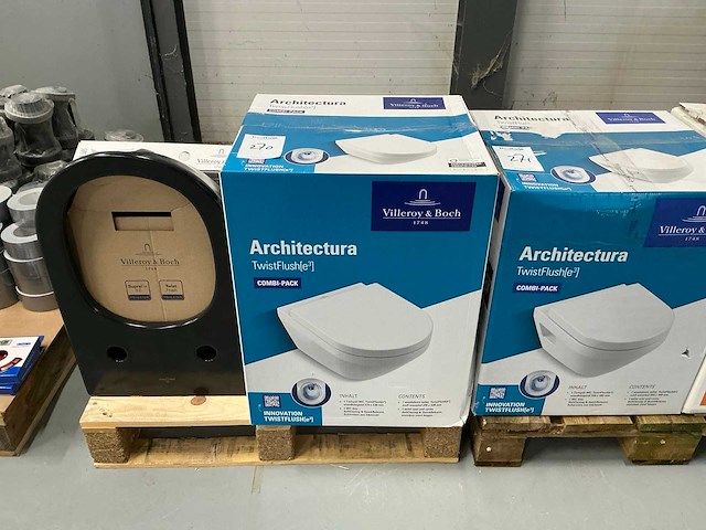 Villeroy&boch architectura twist flush wandcloset - afbeelding 2 van  2