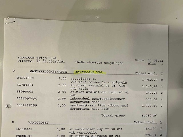 Villeroy&boch artis wastafelopstelling - afbeelding 7 van  8