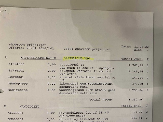 Villeroy&boch artis wastafelopstelling - afbeelding 7 van  7