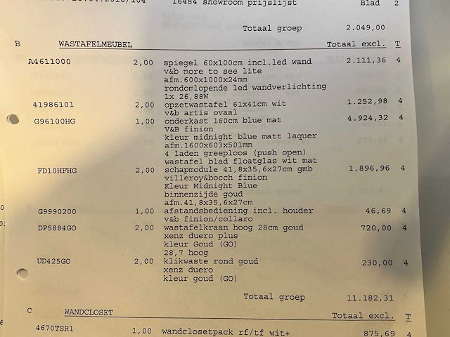 Villeroy&boch finion wastafelopstelling - afbeelding 6 van  14