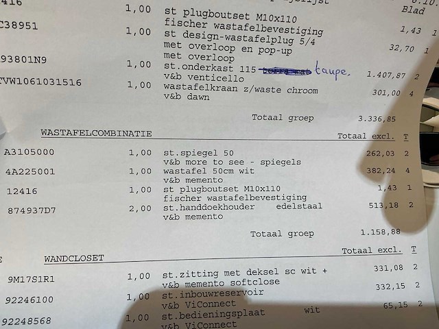 Villeroy&boch memento wastafelopstelling - afbeelding 7 van  7