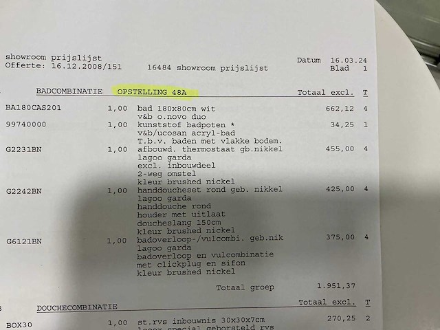 Villeroy&boch o novo 180x80cm douchebad - afbeelding 6 van  6