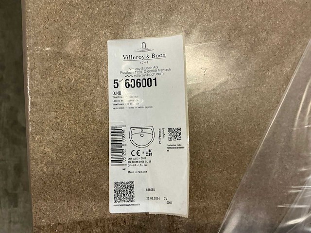 Villeroy&boch o novo wastafel (16x) - afbeelding 4 van  4
