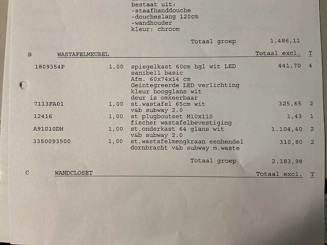 Villeroy&boch subway 2.0 wastafelopstelling - afbeelding 7 van  7
