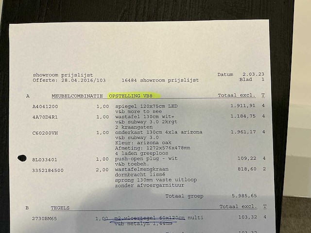 Villeroy&boch subway 3.0 wastafelopstelling - afbeelding 2 van  10