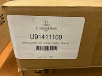 Villeroy&boch u9141110 installatiekit voor grote maten douchebak - afbeelding 2 van  2
