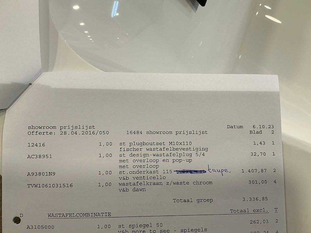 Villeroy&boch venticello wastafelopstelling - afbeelding 9 van  9