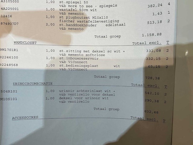 Villeroy&boch wandcloset en urinoir set - afbeelding 6 van  6