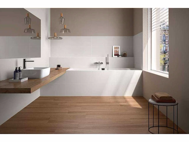 Villeroy&boch white mat wandtegel 25x40 cm 39,6 m² - afbeelding 4 van  4