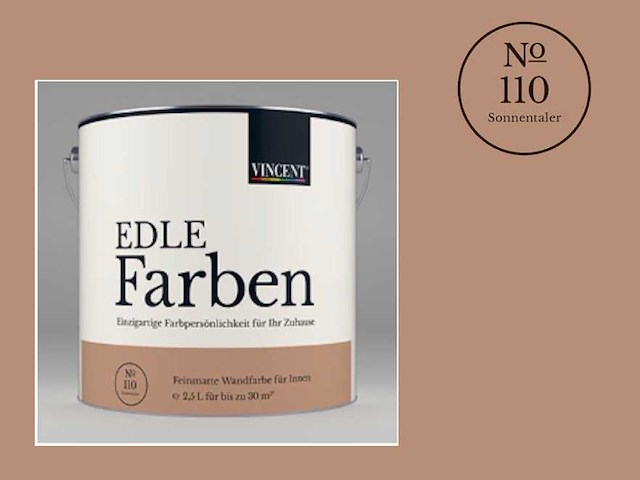 Vincent - edle farben - no.110 sonnentaler - 2,5l verf - afbeelding 1 van  7