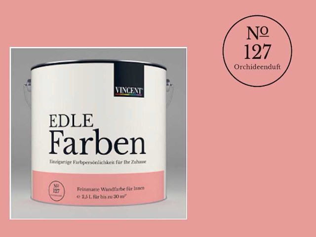 Vincent - edle farben - no.127 orchideenduft - 2,5l verf - afbeelding 1 van  9