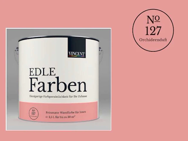 Vincent - edle farben - no.127 orchideenduft - 2,5l verf - afbeelding 1 van  9