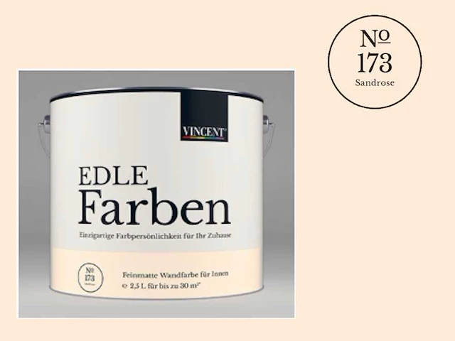 Vincent - edle farben - no.173 sandrose - 2,5l verf - afbeelding 7 van  7