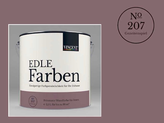 Vincent - edle farben - no.207 gezeitenspiel - 2,5l verf - afbeelding 1 van  7