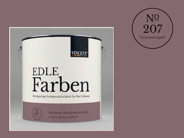 Vincent - edle farben - no.207 gezeitenspiel - 2,5l verf - afbeelding 1 van  7