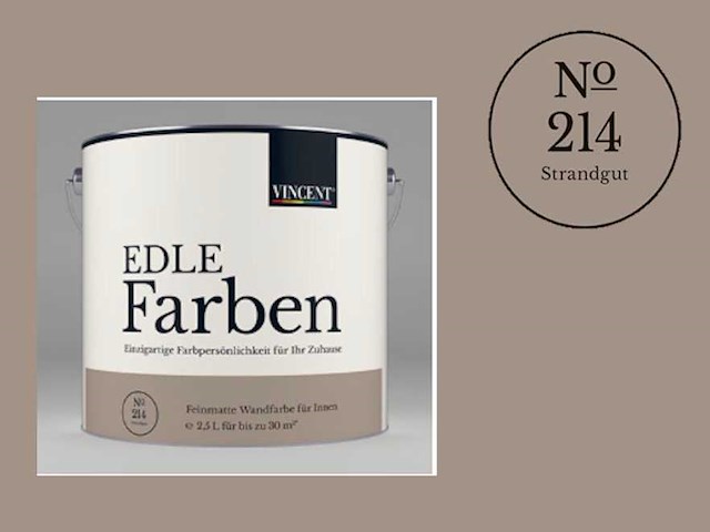 Vincent - edle farben - no.214 strandgut - 2,5l verf - afbeelding 1 van  7