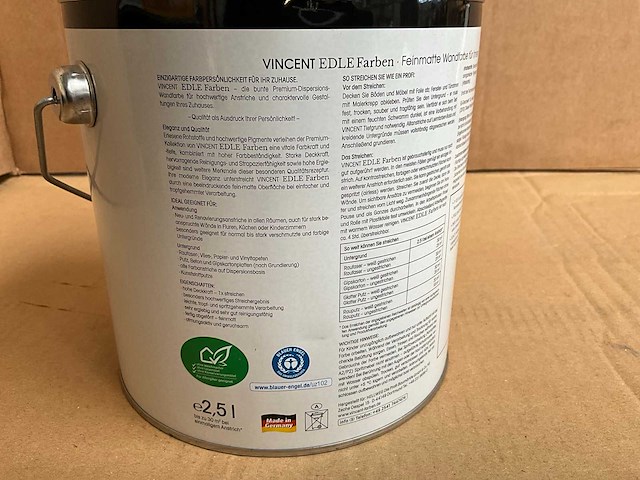 Vincent - edle farben - no.323 meeresrauschen - 2,5l verf - afbeelding 6 van  7
