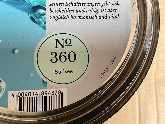 Vincent - edle farben - no.360 südsee - 2,5l verf - afbeelding 7 van  7