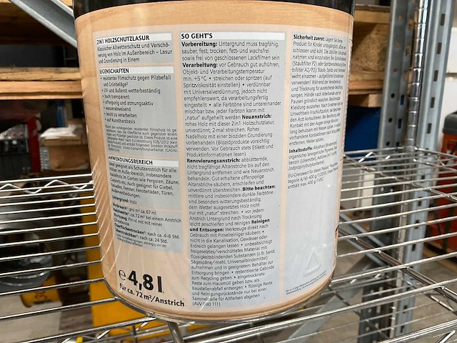 Vincent 2-1 holzschutslasur houtbeschermingsbeits - afbeelding 2 van  2