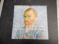 Vincent van gogh verjaardagkalender (65x) - afbeelding 1 van  2