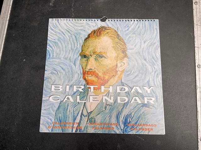 Vincent van gogh verjaardagkalender (65x) - afbeelding 1 van  2