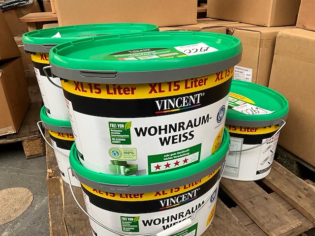 Vincent wohnraum-weiss verf (2x) - afbeelding 1 van  5