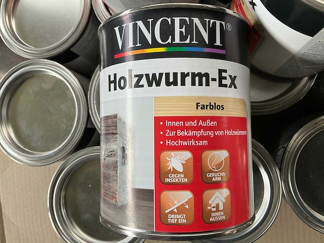 Vincentholzwurm-ex houtworm houtbescherming - afbeelding 1 van  1