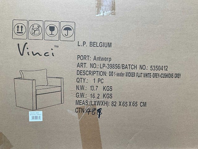 Vinci - lounge-stoel - 1-zits - tuinmeubilair - afbeelding 8 van  8