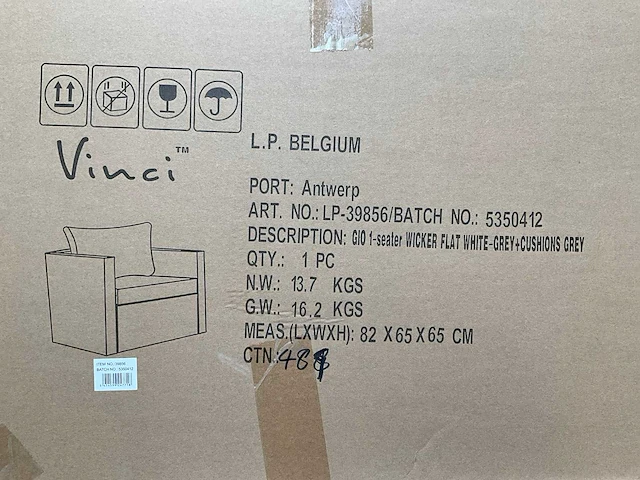 Vinci - lounge-stoel - 1-zits - tuinmeubilair - afbeelding 8 van  8