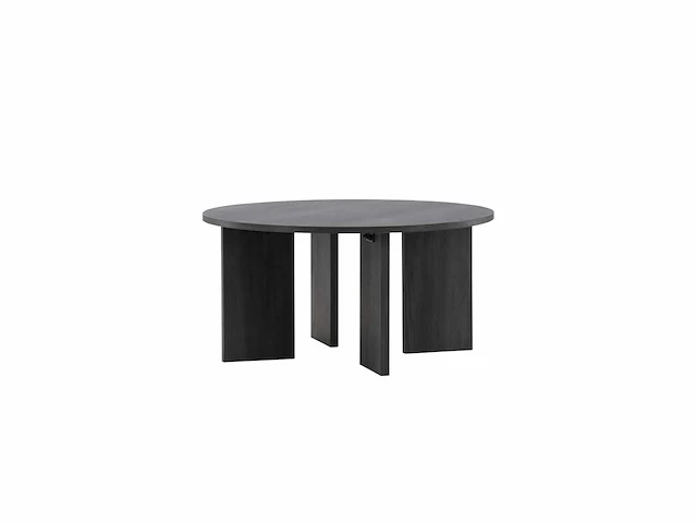 Vind askerön sofa table ø80 black - afbeelding 1 van  4