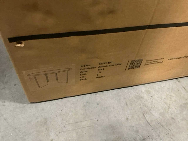 Vind askerön sofa table ø80 black - afbeelding 3 van  4