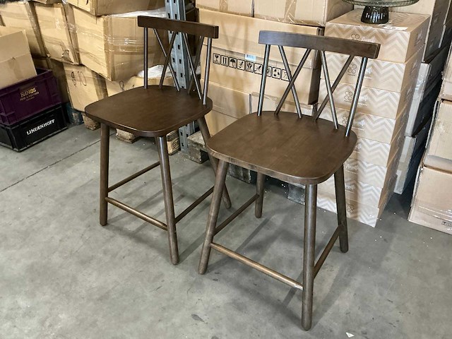 Vind barkrukken zithoogte 61cm (2x) - afbeelding 1 van  3