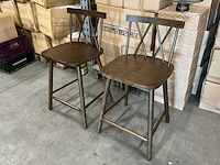 Vind barkrukken zithoogte 61cm (2x) - afbeelding 1 van  3