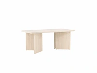 Vind bassholmen rectangular eetkamertafel white wash 180x90cm