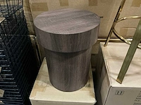 Vind malung high bijzettafel brown h45,5xø35cm