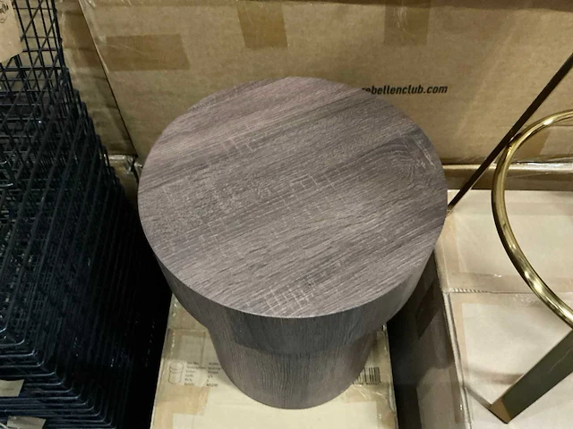 Vind malung high bijzettafel brown h45,5xø35cm - afbeelding 2 van  5