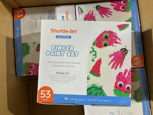 Vingerverf set 53 delig (28x) - afbeelding 2 van  3